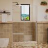 MAMPARA DUCHA FRONTAL AJUSTABLE BENOTTI (185X105-120CM 6MM) - Imagen 2