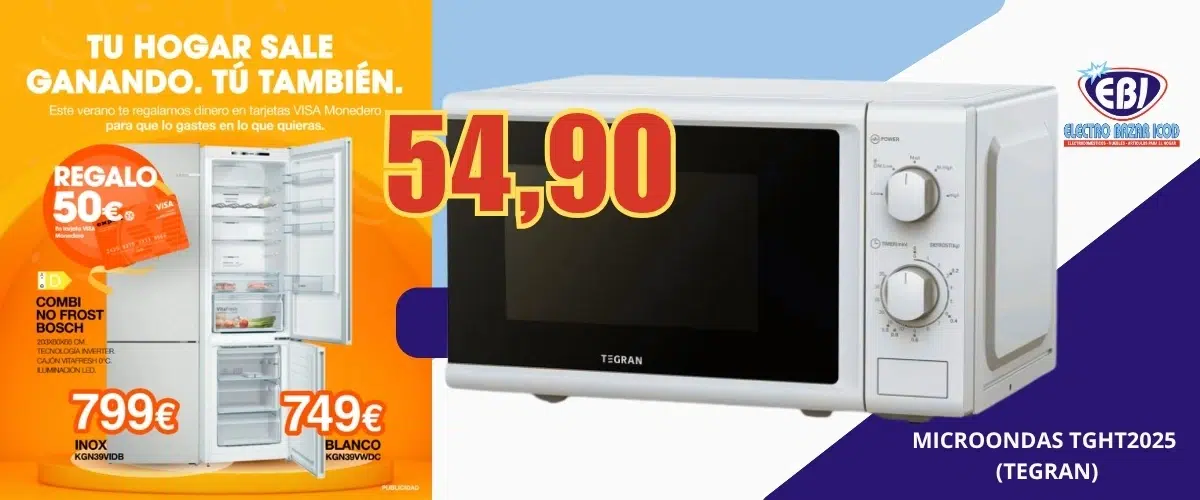 Ofertas de electrodomésticos en Icod de los Vinos · Electro Bazar Icod